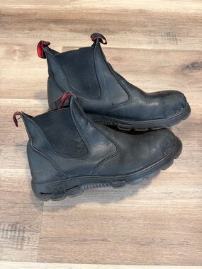 Redback Easy Escape Steel Toe Black Leather Boot Size 11 US Oil & Acid Resistant